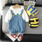Spring and Autumn Children's Leisure Straps Two-Piece Set